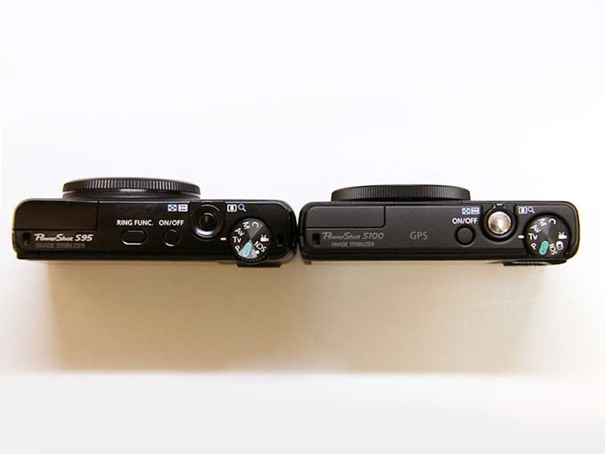 PowerShot S95とPowerShot S100